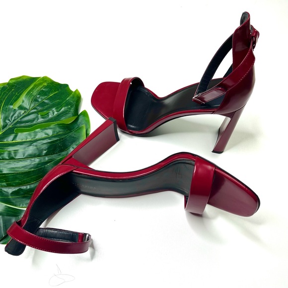 Via Spiga Red Heeled Sandals - Picture 2 of 9